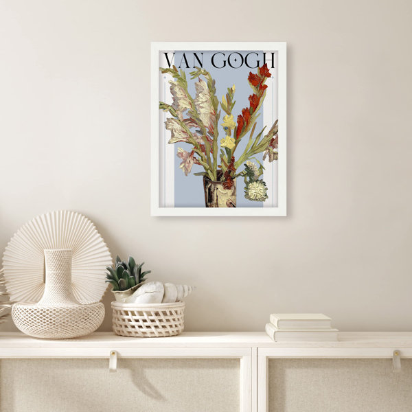 SIGNLEADER " Vincent Van Gogh Phoenix Flower Bouquet Floral " on Paper Wayfair